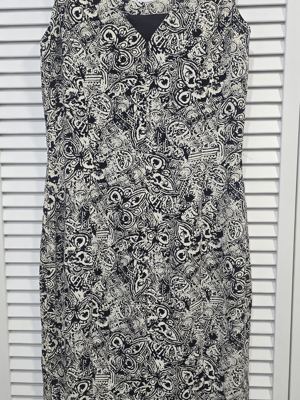 Ganni Black & Cream Paisley One-Piece Swim Cover-Up
